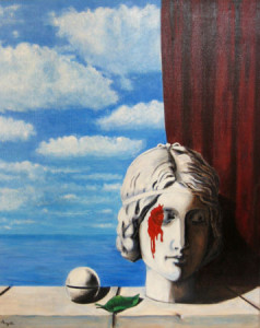 السماء مشرقة والقلب ليس كذلك.